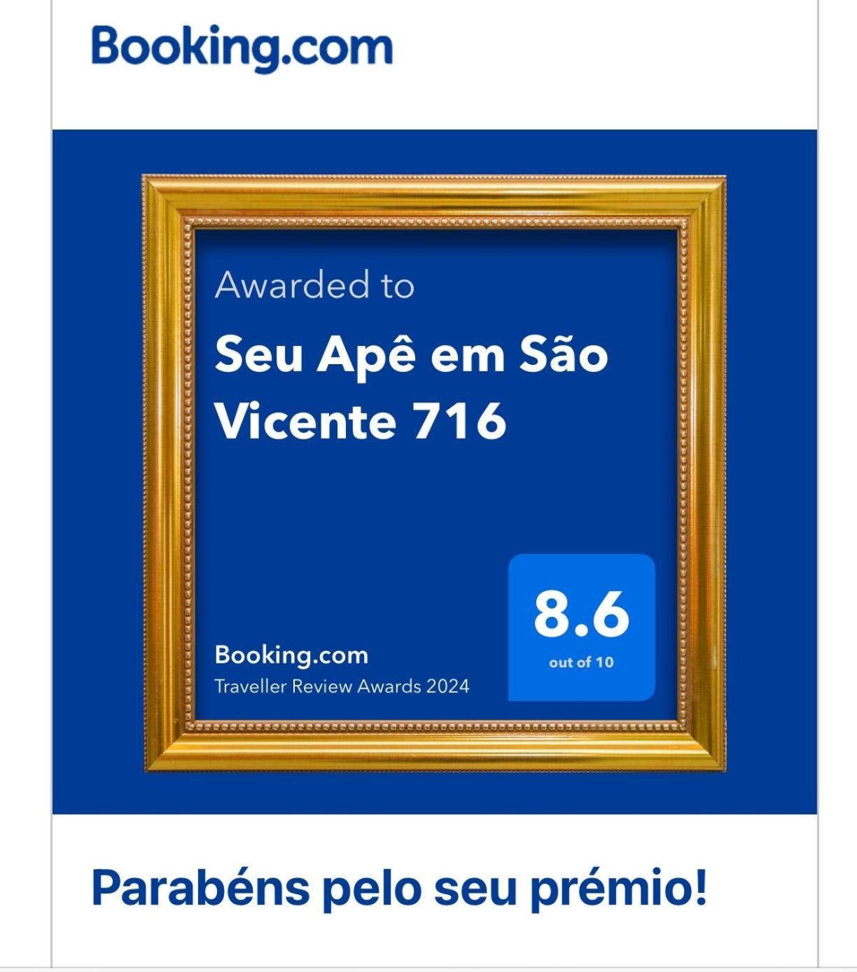 Seu Ap Na Praia Apartment São Vicente Екстериор снимка